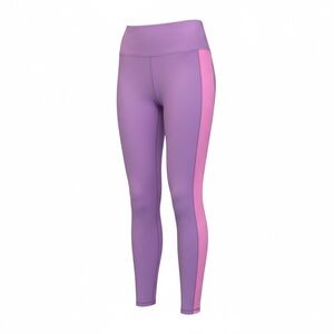 Wilo‎ The Label Color Block Pink Ribbed Leggings Size M